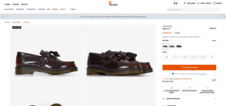 Chaussures DR MARTENS adrian ys à 190€