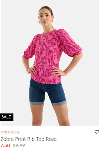 Alle sale de helft van de helft bij Shoeby