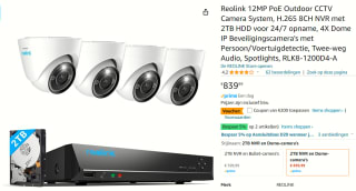 Reolink 12MP PoE Camera Systeem met 24/7 full color afbeeldingen voor €639 bij Amazon