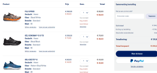 Tot 30% extra stapelkorting tijdens de Asics outlet