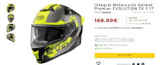 Casco Helmet Premier EVOLUTION T0 Y 17 por 151,20€