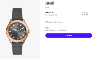 Reloj para Mujer Fossil por 59€
