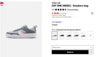 Nike SB Day One snekers voor €39,95 bij Zalando