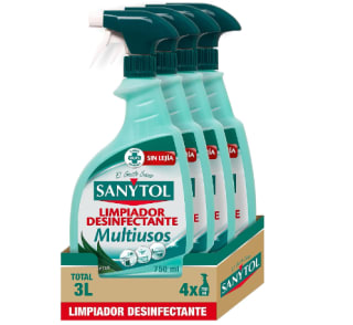 Pack x4 Sanytol - Limpiador Desinfectante Multiusos 750ml por 8.43€