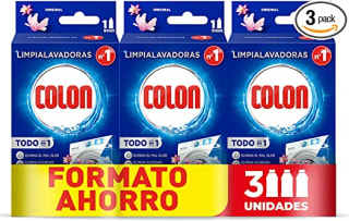 Pack de 3, Limpialavadoras y antiolor Colon por 7,53€