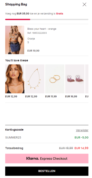 25% korting op alles bij Loavies