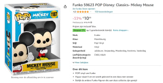 funko pop Mickey Mouse