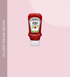 Probeer Heinz Tomaten Ketchup Zero gratis na cashback via Scoupy