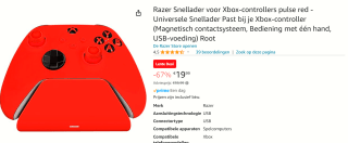 Razer Universal Xbox Pro Oplaadstation - Pulse Red voor €19,99 bij Amazon