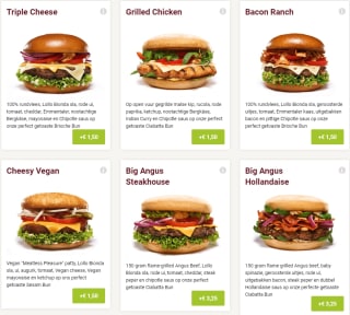 Gratis burger bij aankoop van minstens €9,95 bij Burgerme