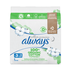 Always Coton maandverband 100% terugbetaald