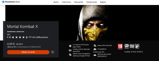 Juego para Ps4 Mortal Kombat X por 4,99€