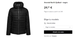 Anorak de Hombre Hummel North Quilted por 29.99€