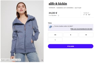 Sudadera para Mujer alife & kickin VIANAAK por 24€