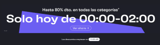 Solo hoy 80% + 40% descuento EXTRA para el Black Friday Miravia