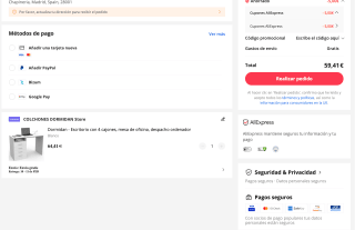 Escritorio con 4 cajones con envio desde españa por solo 59,41€
