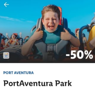 Descuento 50% Entradas para 1 día a Port Aventura o PortAventura Park + Ferrari Land con Lidl Plus