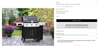 Barbacoa de gas de 3 quemadores Genesis II Weber Weber por 599€