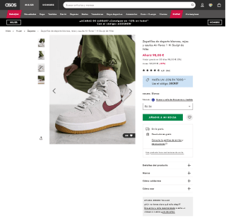 Nike Air Force 1 Hi Sculpt por solo 76,44€