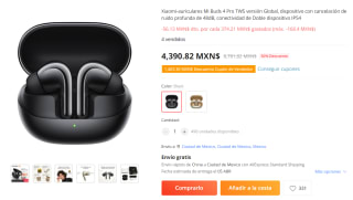 Xiaomi Buds 4 Pro a $2,987 en AliExpress