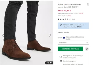 Hasta 70% + 30% EXTRA en tu compra en ASOS ropa desde 2,10€