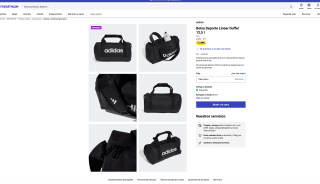 Bolsa ADIDAS Deporte Linear Duffel 12,5 l por solo 15,99€