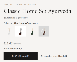Diverse Rituals Classic home sets met 50% korting