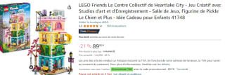 Jeu de construction Lego Friends Le Centre Collectif de Heartlake à 89,90€