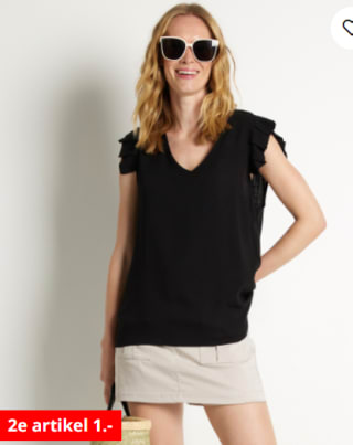 Alle t-shirts & singlets: 2e artikel voor €1 bij Terstal