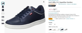 Levi's Zapatillas Billy 2.0 por 25,70€