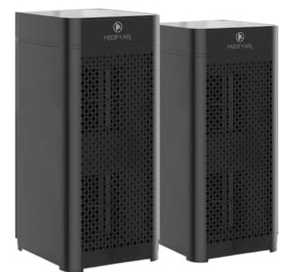 Medify Air MA-40 Luchtreiniger – 288 m³/u Air Purifier 2 stuks voor €39,95 bij Ibood