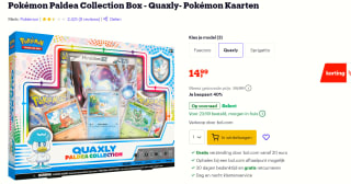 Pokemon Paldea Collection Quaxly voor €14,99 bij Bol.com