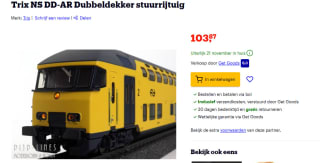 Trix NS DD-AR Dubbeldekker stuurrijtuig voor €103,87 bij Bol