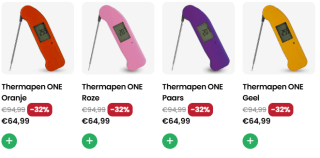 Thermapen ONE voor €64,99 bij Vuur en Rook