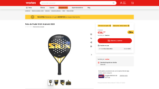 Pala de Padel SIUX Android 2023 por 48,08€