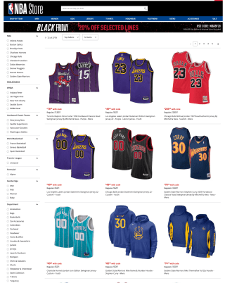 Código hasta 50% Descuento en tienda NBA Europa