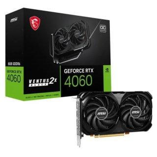 MSI GeForce RTX 4060 VENTUS 2X BLACK OC 8GB GDDR6 DLSS3 por 284,99€