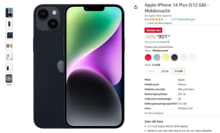 Apple iPhone 14 Plus (512 GB) voor €901