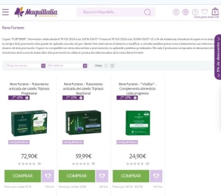 -25% en la Segunda Unidad de René Furterer.