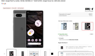 Móvil Google Pixel 7a de 8GB/128GB + Google Pixel Buds A por 432,65€