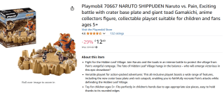 PLAYMOBIL Naruto - Naruto vs. Pain voor €15 bij Amazon
