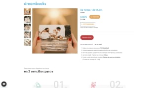 50 Fotos 10x15cm de Dreambooks gratis