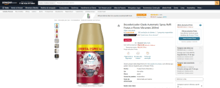 Desodorizador da Glade, perfume de Frutas e Flores de 269ml - R$ 24,90