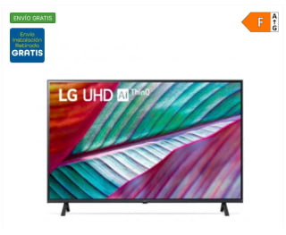 Televisor LED - LG 75UR78006LK, 75 pulgadas, UHD 4K, Procesador α5 4K Gen6, HDR10 / Dolby Digital Plus por 695€