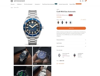 Reloj Spinnaker Croft Mid-Size Automatic Regiment por solo 186,95€