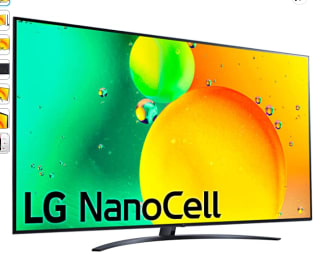 Smart TV LED 75" marca LG modelo 75NANO766QA por 799€