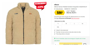 Chaqueton para Hombre ellesse Hanson Padded por 59.99€