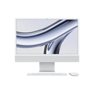 Apple iMac 2023 24" M3 8 Core, 8‑core GPU, 8GB ram, 256GB ssd, Qwerty, Zilver voor €1.250,10
