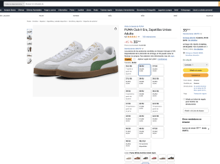 Zapatillas PUMA Club II Era Unisex por solo 30,57€