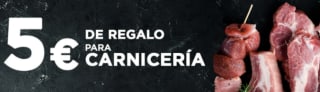 5€ de regalo en tu compra en alimentación, droguería y cuidado personal superior a 20€